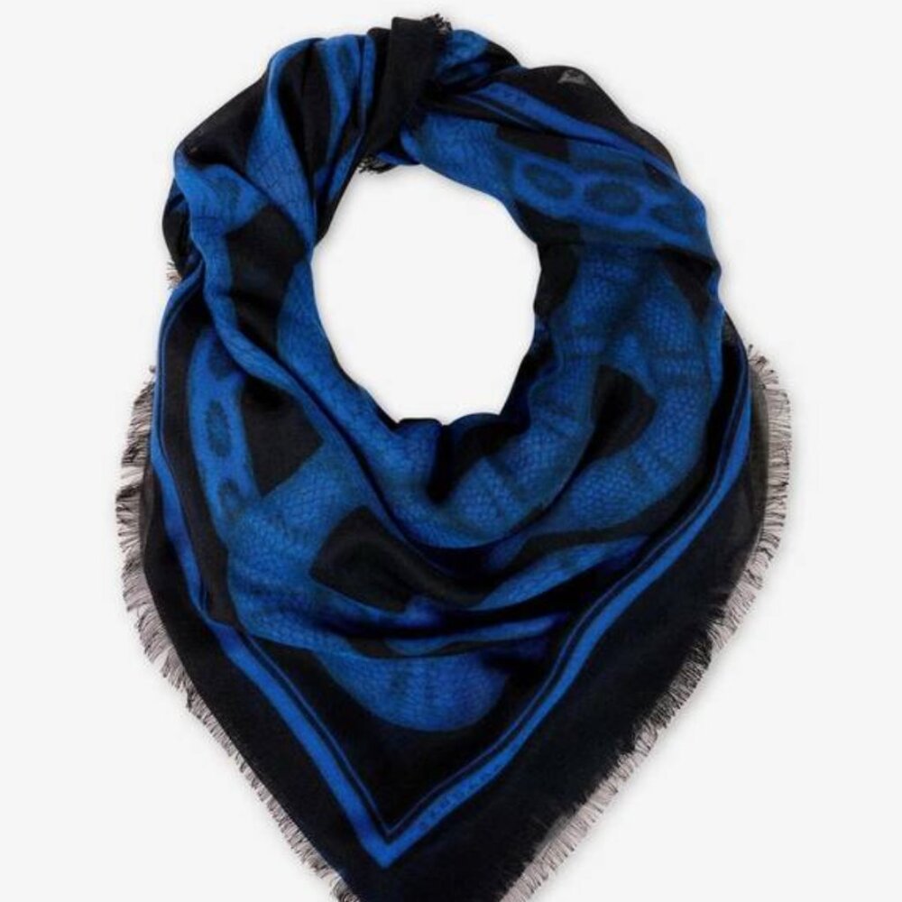 Barbara Bui Unisex - Snake Printed Scarf